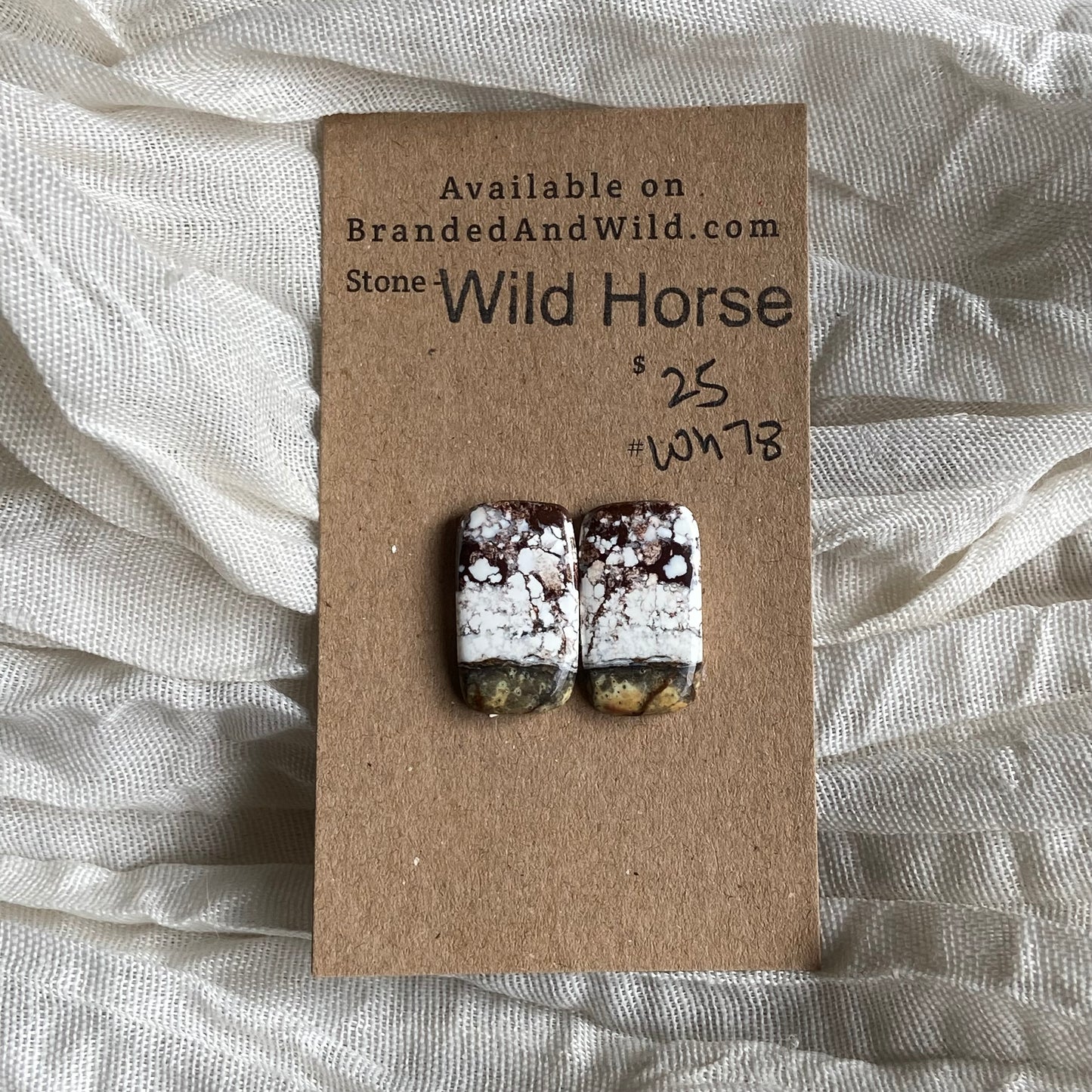 Wild Horse Cabochon - WH78 658785B5-015C-4DBF-B4F1-FA18FB847EDE Brandedandwild.com
