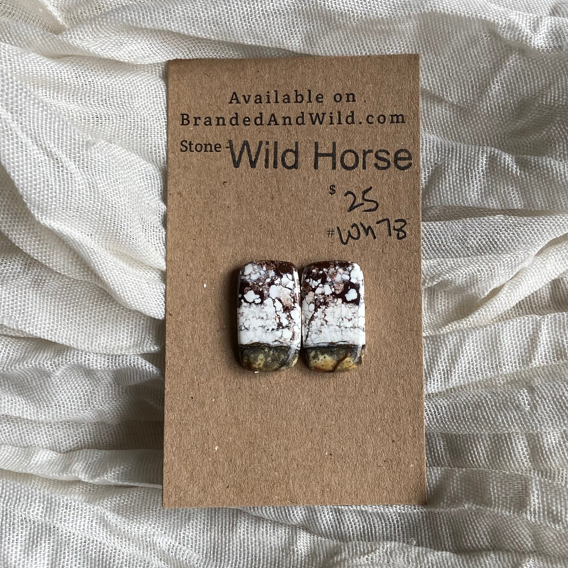 Wild Horse Cabochon - WH78 658785B5-015C-4DBF-B4F1-FA18FB847EDE Brandedandwild.com