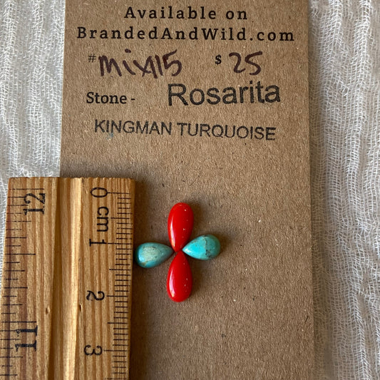 Rosarita / Kingman Cabochon - MIX115