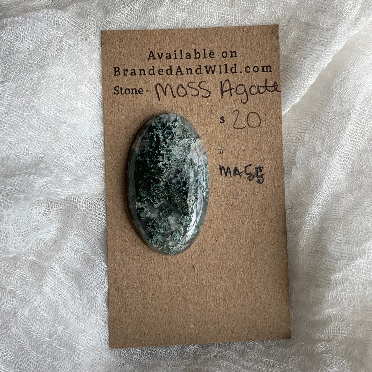 Moss Agate Cabochon - MA55