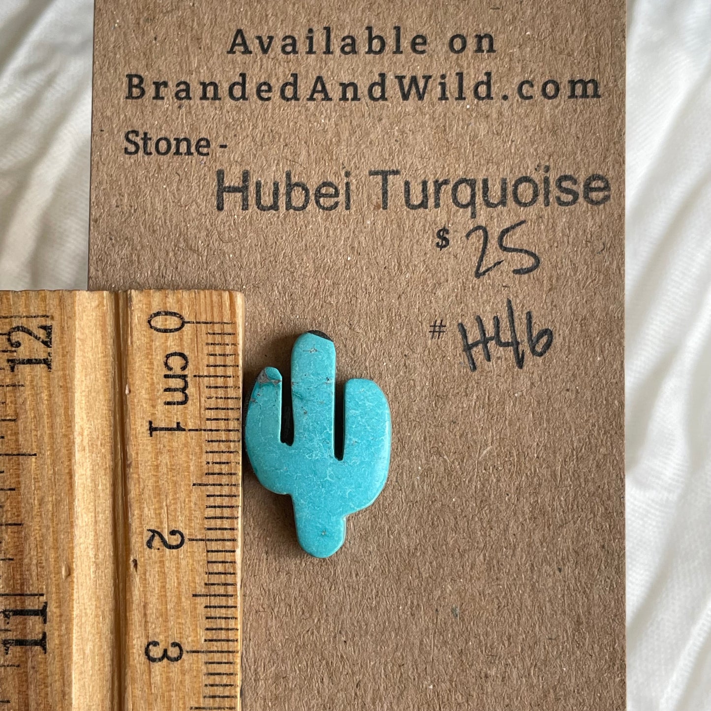 Hubei Turquoise Cabochon - H46 65BA56FA-7705-49CA-854F-09B74B5058E3 Brandedandwild.com