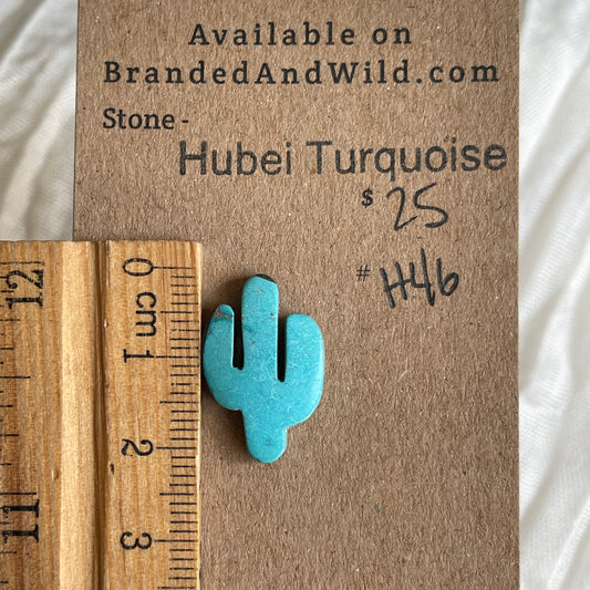 Hubei Turquoise Cabochon - H46 65BA56FA-7705-49CA-854F-09B74B5058E3 Brandedandwild.com