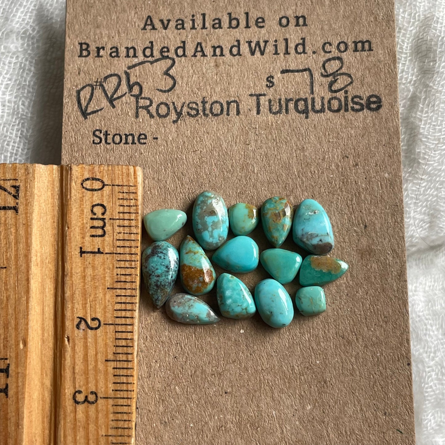 Royston Turquoise cabochon - RR53 65C6A9C3-6B3E-4730-AE3C-C1498E5190B8 Brandedandwild.com
