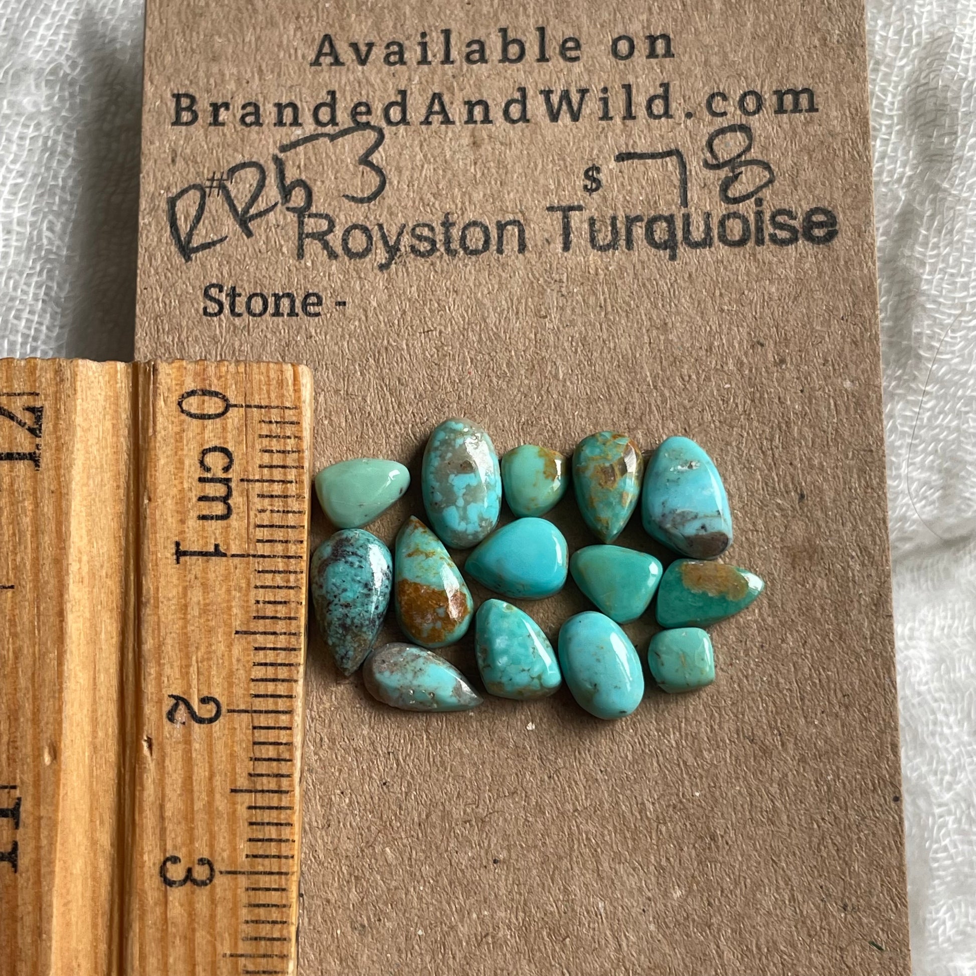 Royston Turquoise cabochon - RR53 65C6A9C3-6B3E-4730-AE3C-C1498E5190B8 Brandedandwild.com