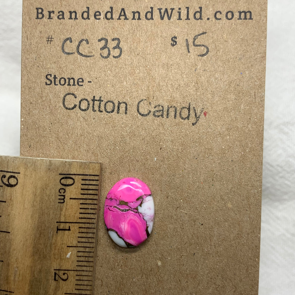 Cotton Candy Cabochon - CC33 65D63A72-C694-405B-AC0F-43E82C639D62 Brandedandwild.com