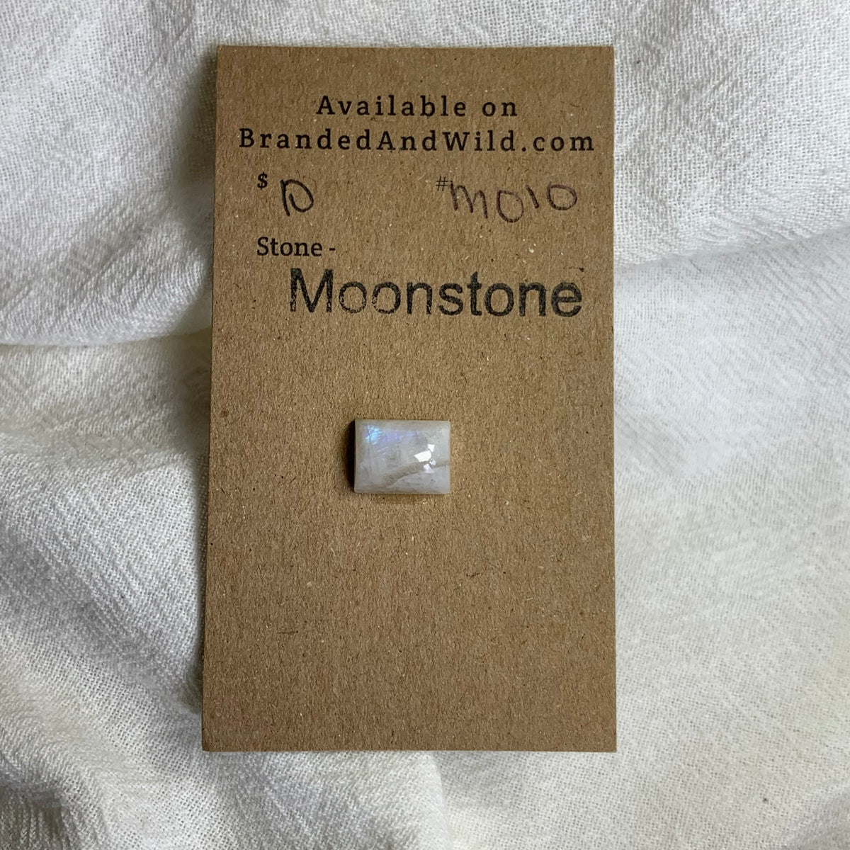 Moonstone Cabochon - MS10 65E88EA0-5970-4E2C-8606-20529FD44104 Brandedandwild.com