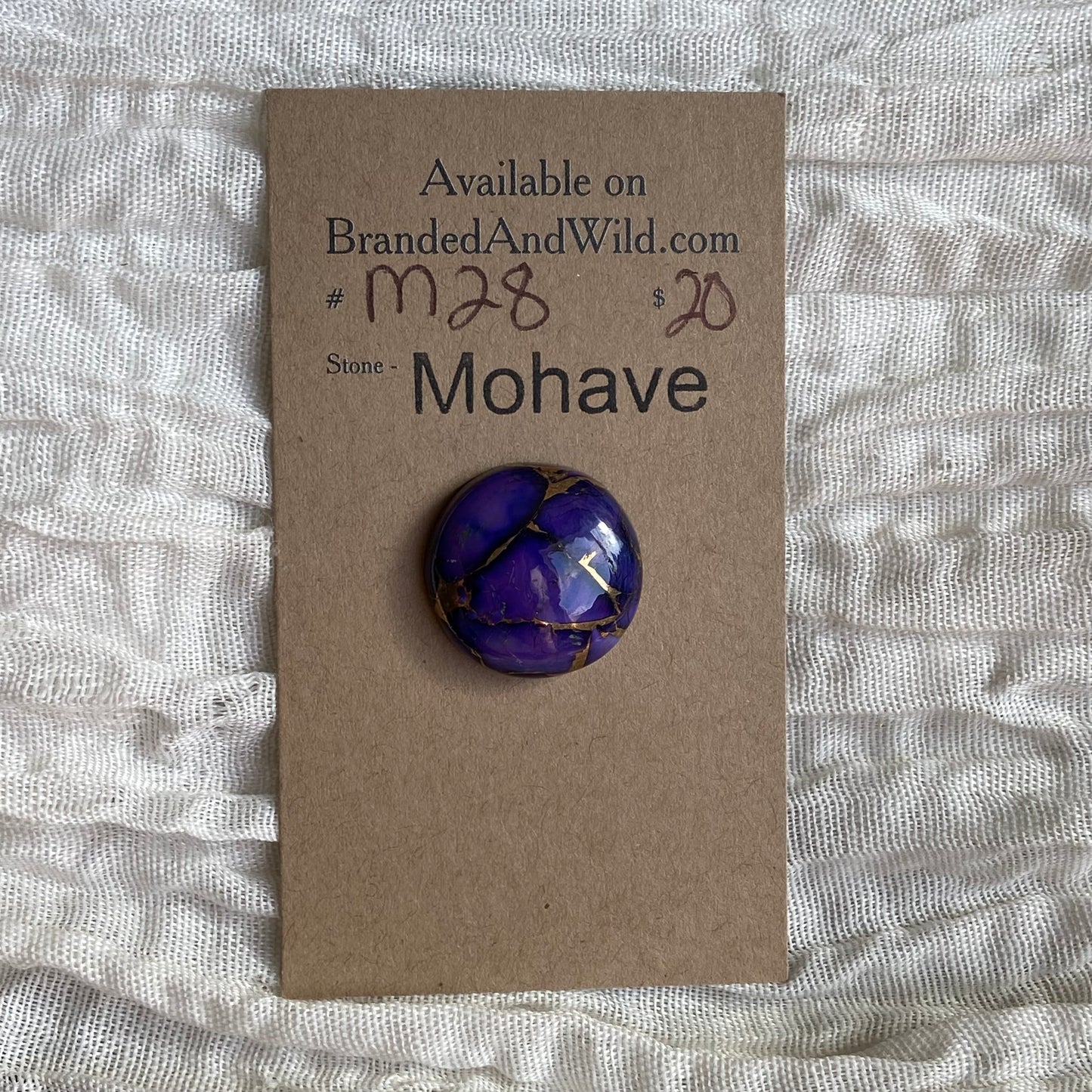 Mohave Cabochon - M28 Cabochon 65F12125-F895-45C0-A2D2-10A85CA2852D Brandedandwild.com