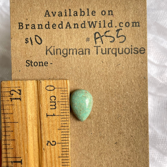 Kingman Turquoise Cabochon - KT55 6603CFC7-7F60-4B1A-8609-E4B7B808389C Brandedandwild.com