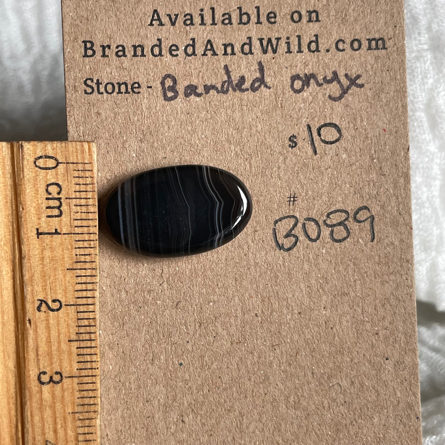 Black Onyx - Cabochon - BO89