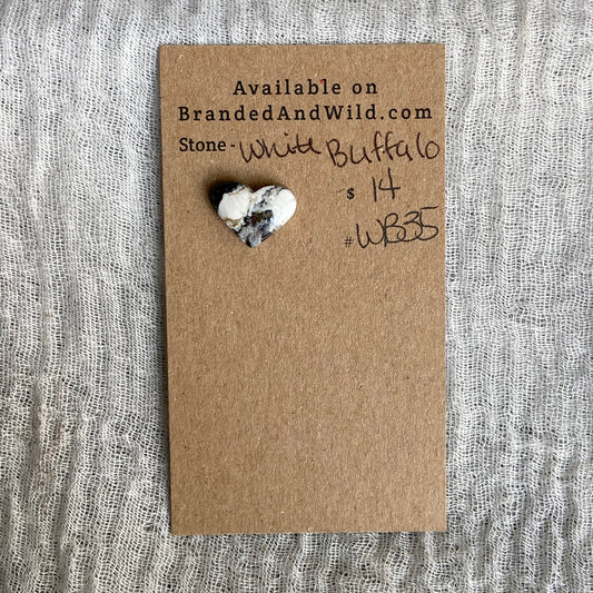White Buffalo Cabochon - WB35