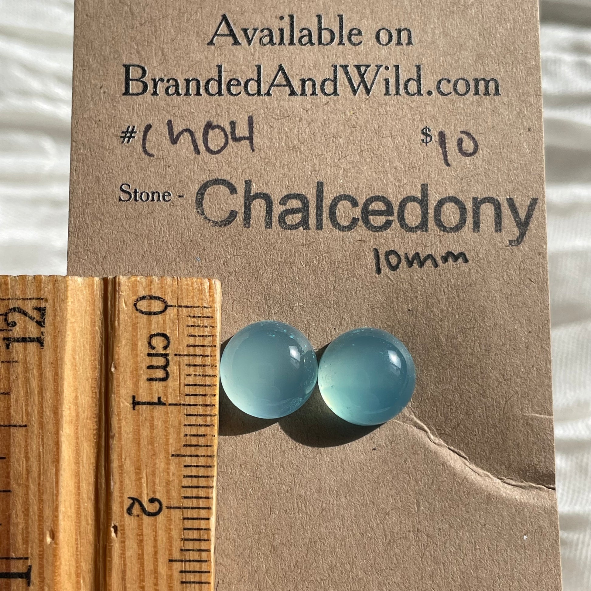 Chalcedony Cabochon - CH04 661DB58F-785F-46CC-BCBA-C8EEF1813C68 Brandedandwild.com
