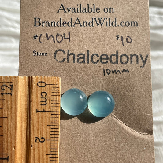 Chalcedony Cabochon - CH04 661DB58F-785F-46CC-BCBA-C8EEF1813C68 Brandedandwild.com