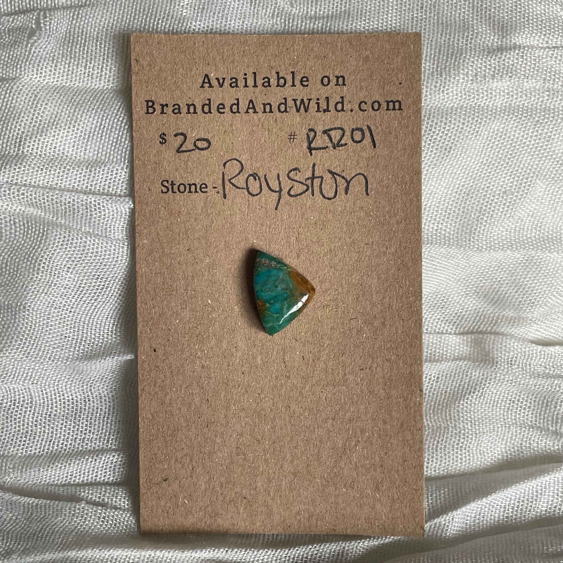 Royston Ribbon Turquoise Cabochon RR01 662D562E-9B25-49E7-A34C-350348AFA836 Brandedandwild.com
