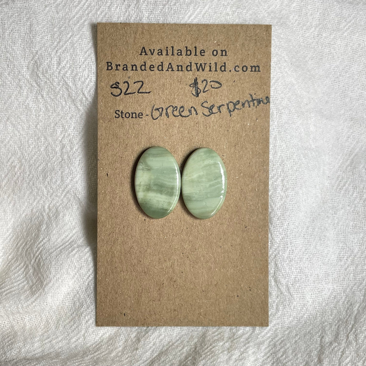 Serpentine - Cabochon - S22 6656A4D4-A0EB-47CA-8448-622B4A609A40 Brandedandwild.com