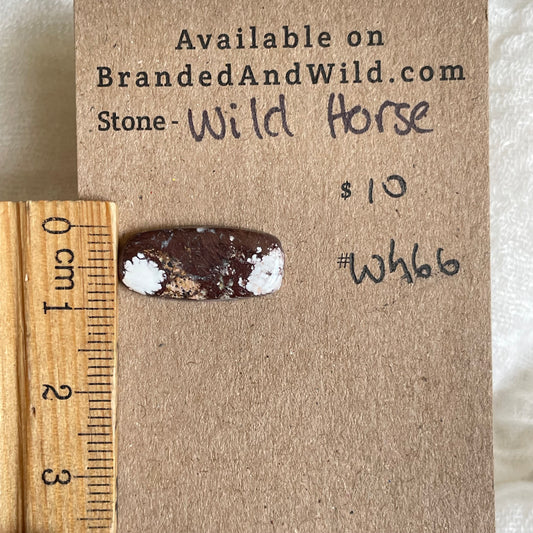 Wild Horse Cabochon - WH66 667E4F8E-F3F1-45D8-8507-33215548710B Brandedandwild.com