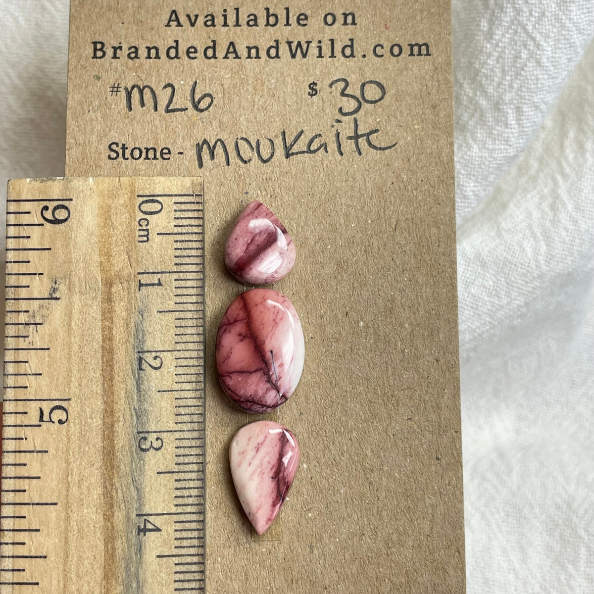 Mookaite Cabochon- M26 6688301B-09DA-416F-AB7F-6A473C7EA644 Brandedandwild.com