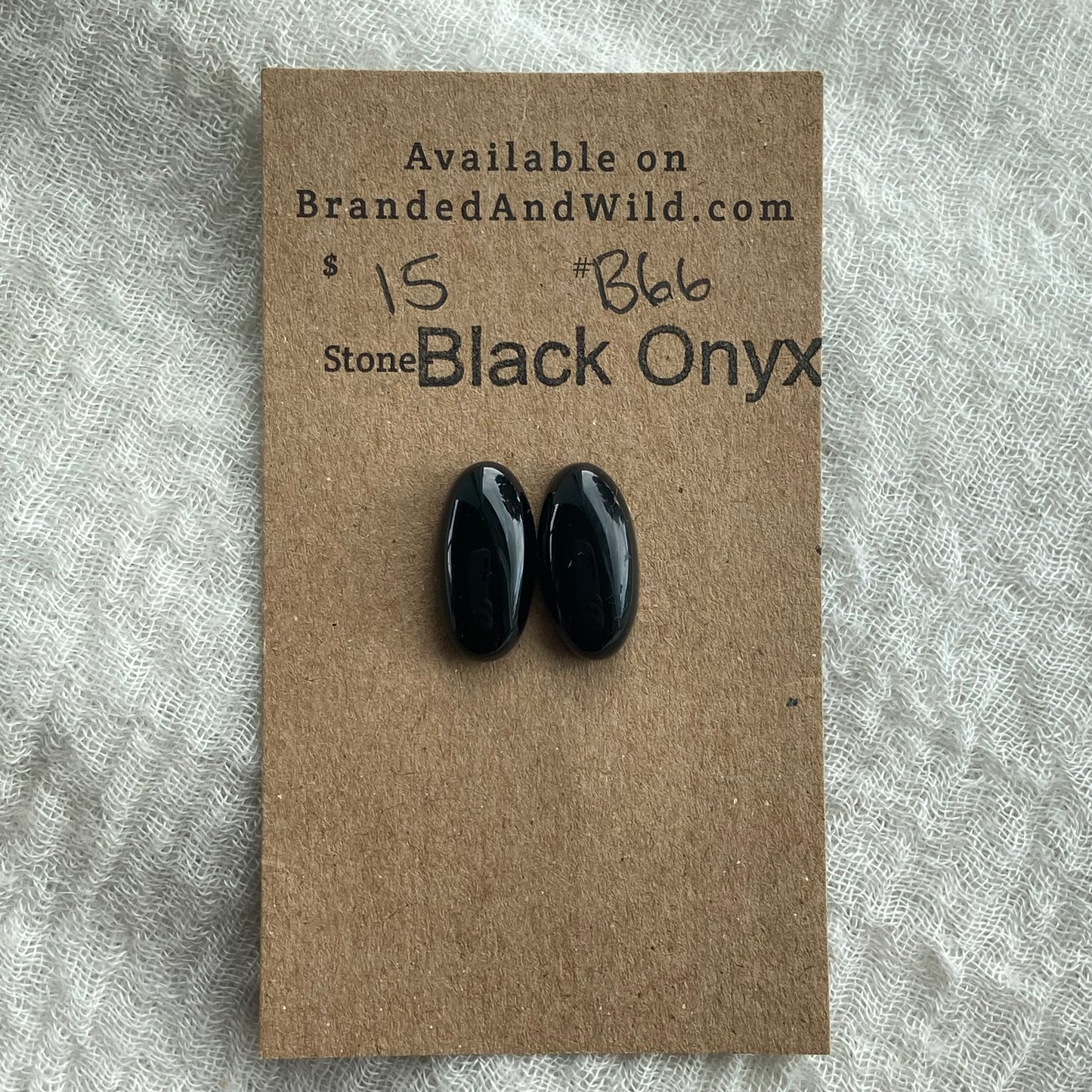 Black Onyx - Cabochon - B66