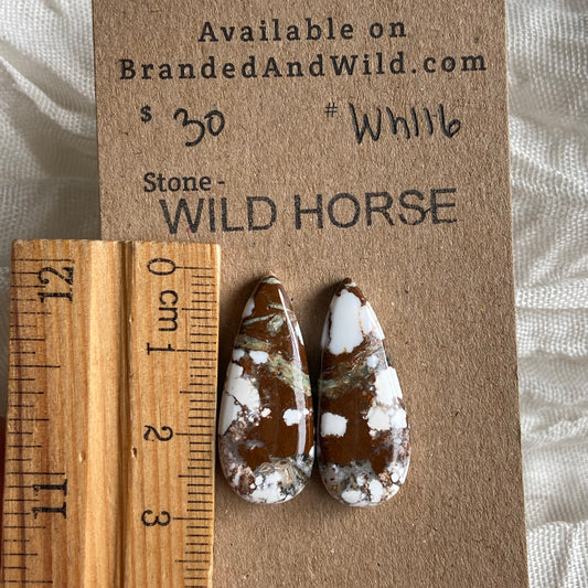Wild Horse Cabochon - WH116 66A4D9CE-B6FA-4EB8-AA35-8B044CF58410 Brandedandwild.com