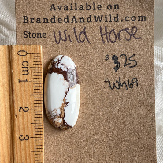 Wild Horse Cabochon - WH69 66BBBB78-A6F8-4FEB-9391-CAF5EF040192 Brandedandwild.com