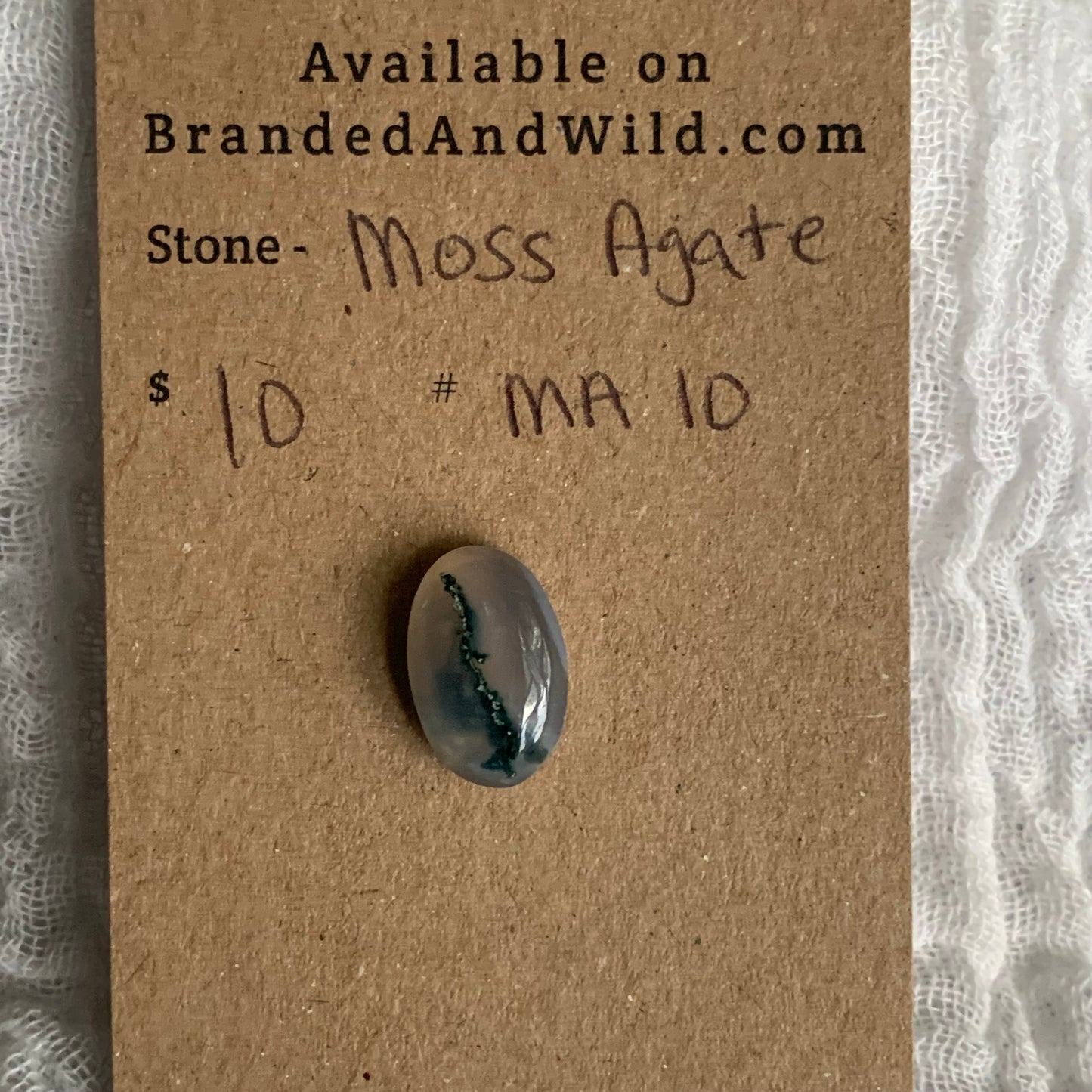 Moss Agate Cabochon- MA10