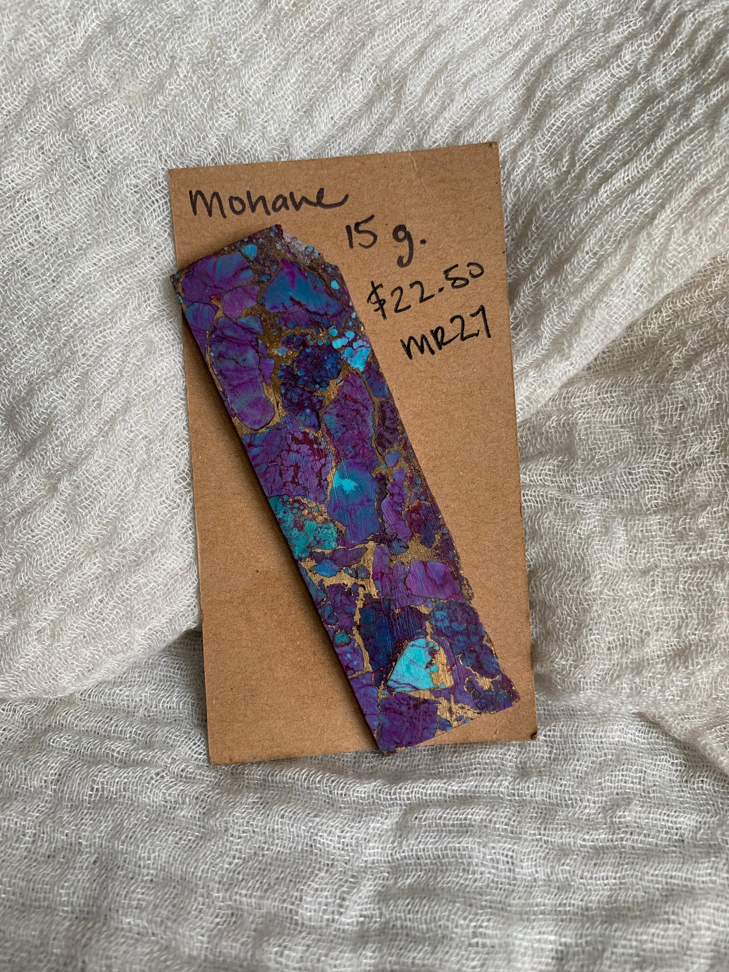 Mohave rough Cabochon - MR27