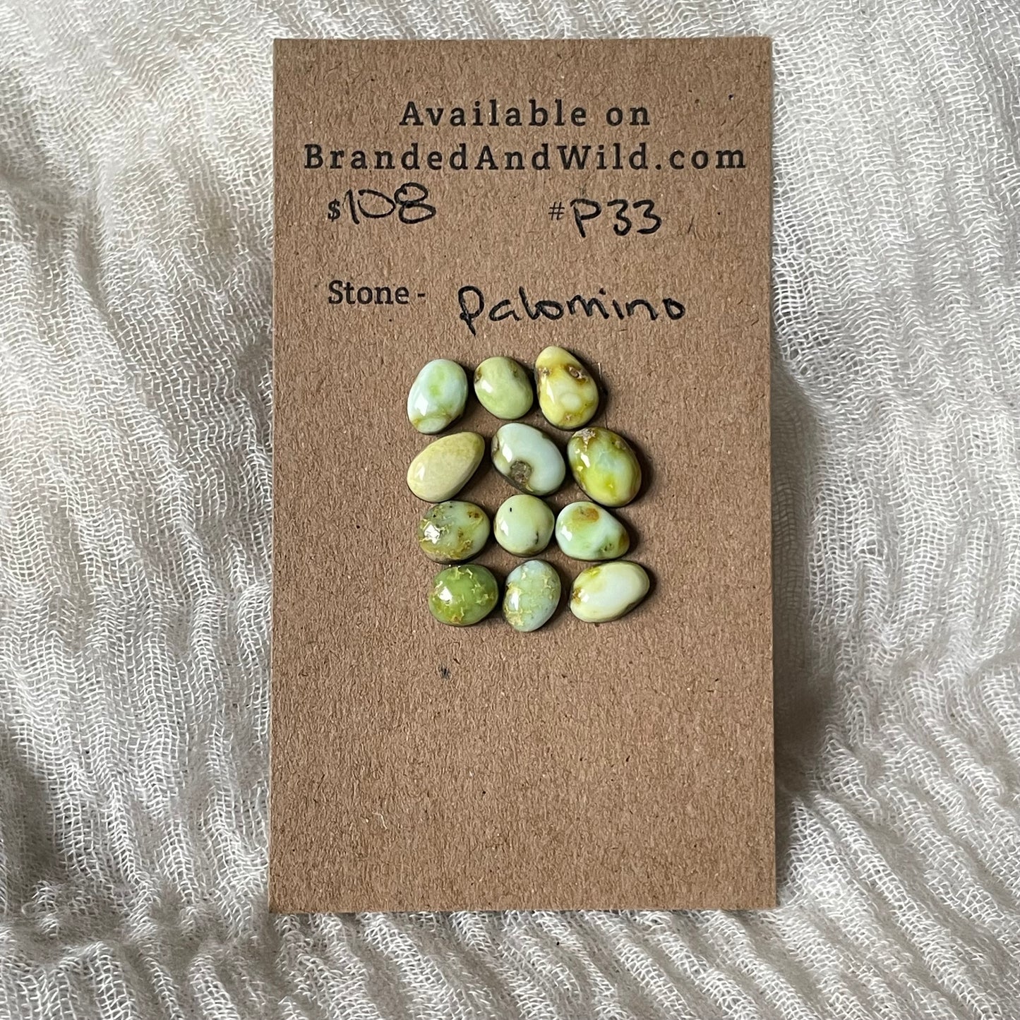 Palomino Cabochon - P33 670C754A-899F-4A5A-8DFC-FBE71CB022F4 Brandedandwild.com
