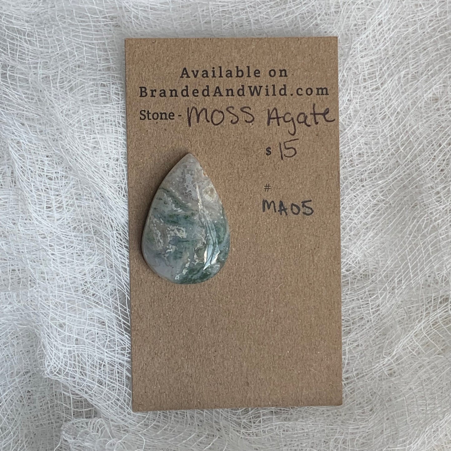 Moss Agate Cabochon - MA05