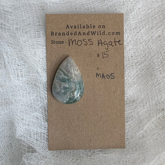 Moss Agate Cabochon - MA05