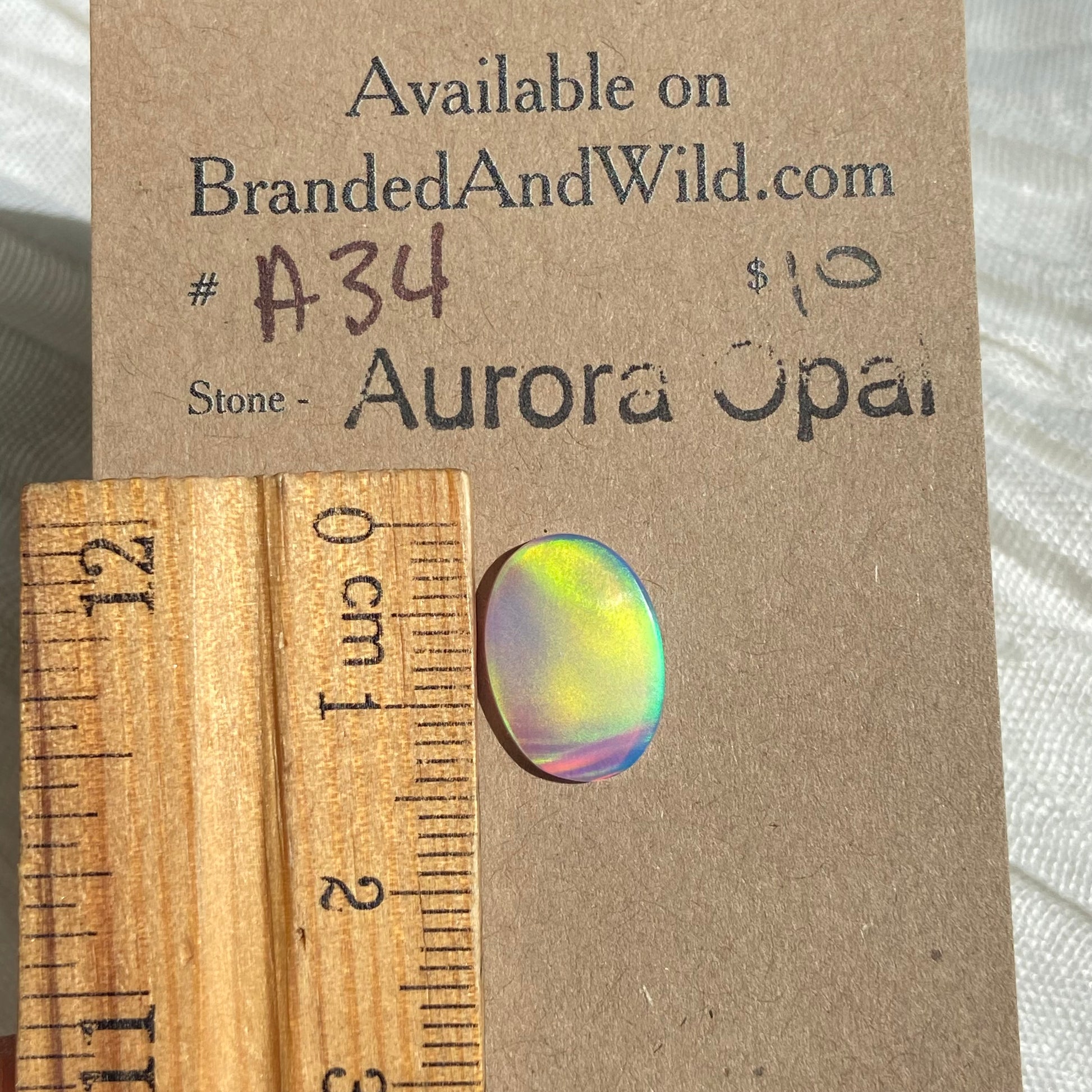 Aurora Opal Cabochon - A34 671CD556-5B27-4D6D-AC1D-CD71226E0CB3 Brandedandwild.com