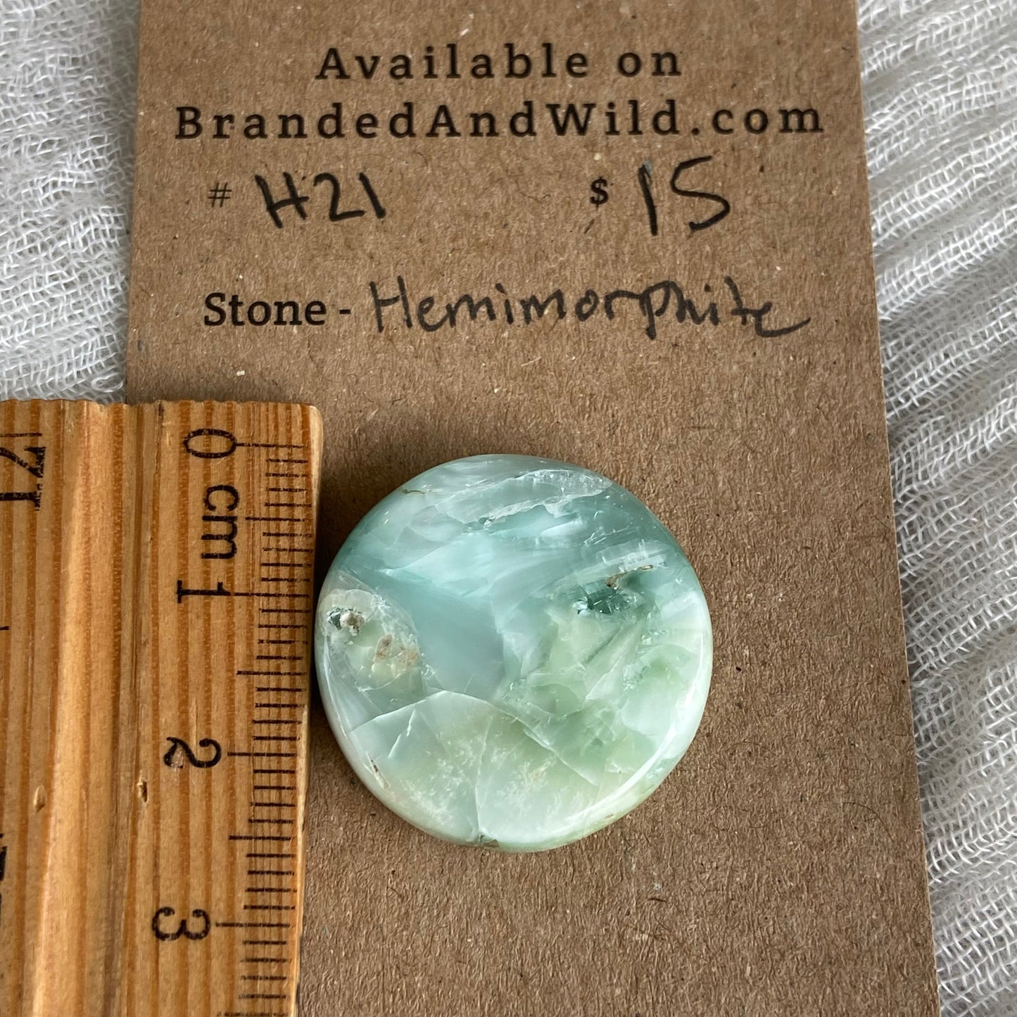 Hemimorite Cabochon - H21