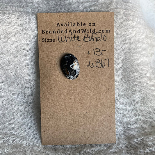 White Buffalo Cabochon - WB67