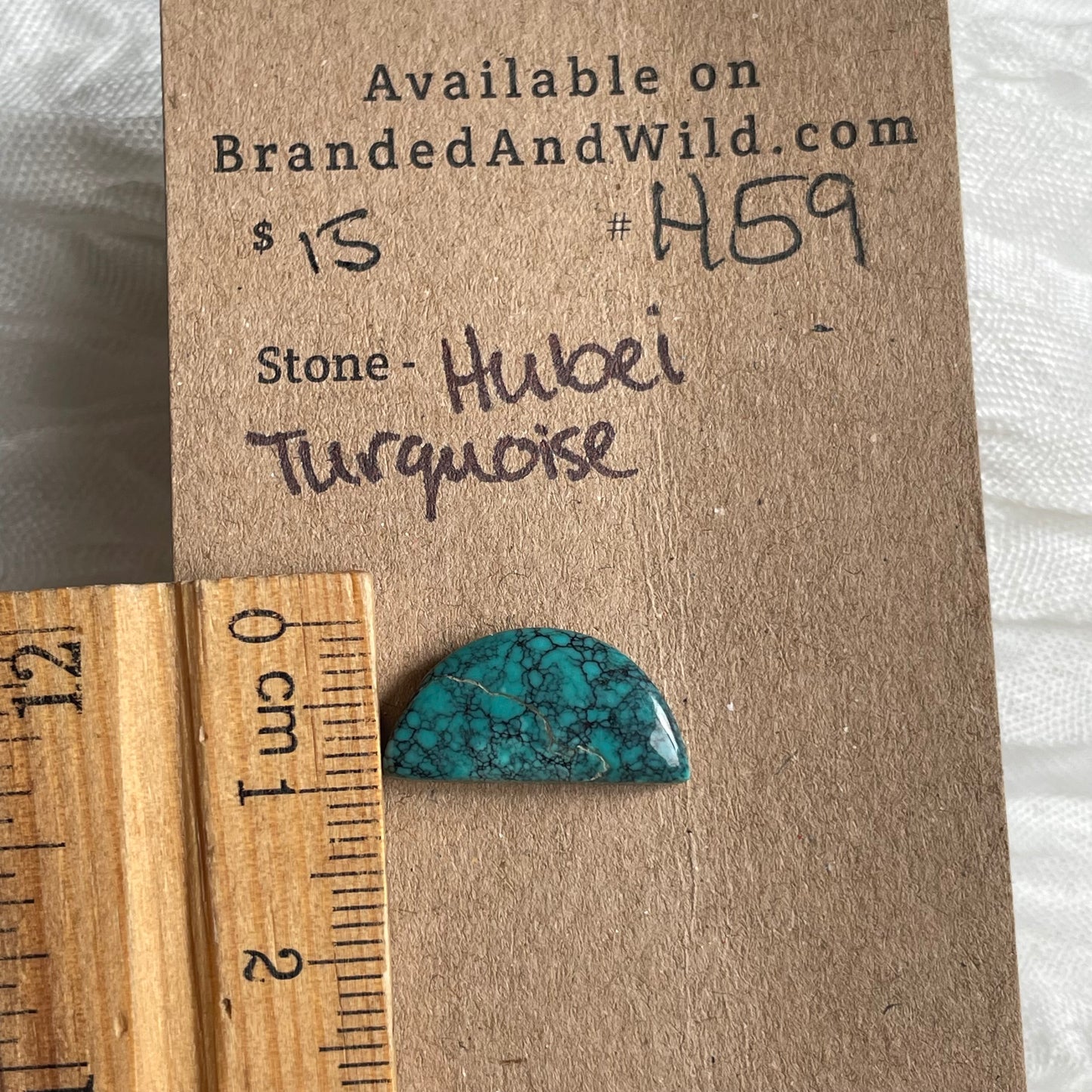 Hubei Turquoise Cabochon - H59 672CD94B-F39F-43C5-B9C6-198BE607ADAB Brandedandwild.com