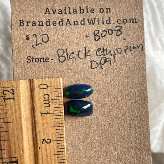 Black Opal - Cabochon - B08 6746A4A5-762A-4F5E-85F8-8B2E2461D975 Brandedandwild.com