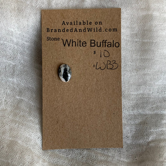 White Buffalo Cabochon - WB3