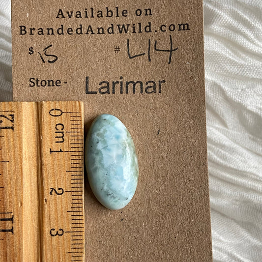 Larimar Cabochon - L14 67ABCEBC-870D-4479-AC36-F28A4A40D203 Brandedandwild.com