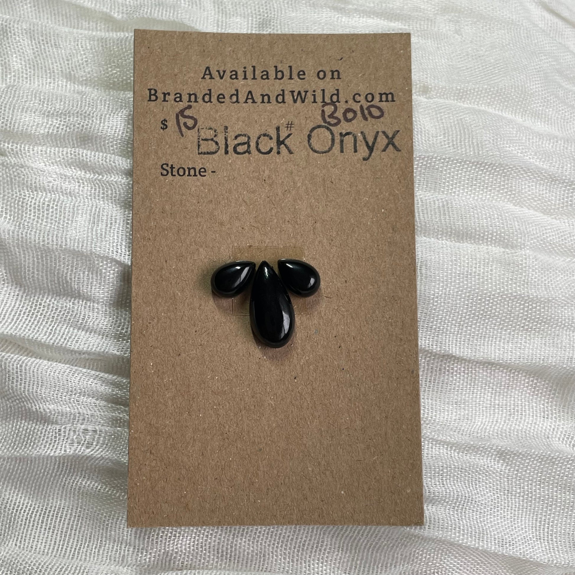 Black Onyx - Cabochon - BO10 67ADC24B-0E83-4373-8864-839F8A169849 Brandedandwild.com