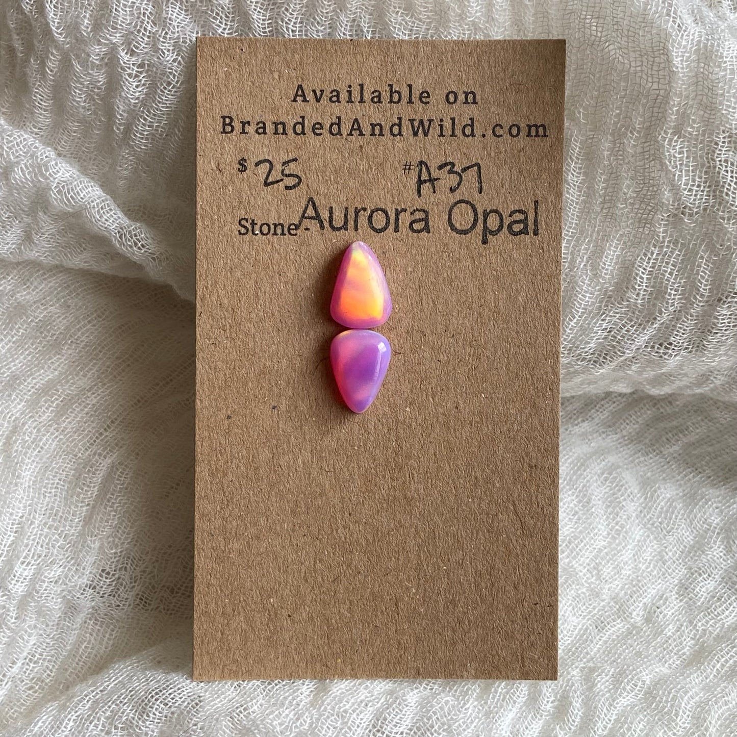 Aurora Opal Cabochon - A37 67C2DF1F-E58B-406D-A794-CCEAB87B2796 Brandedandwild.com