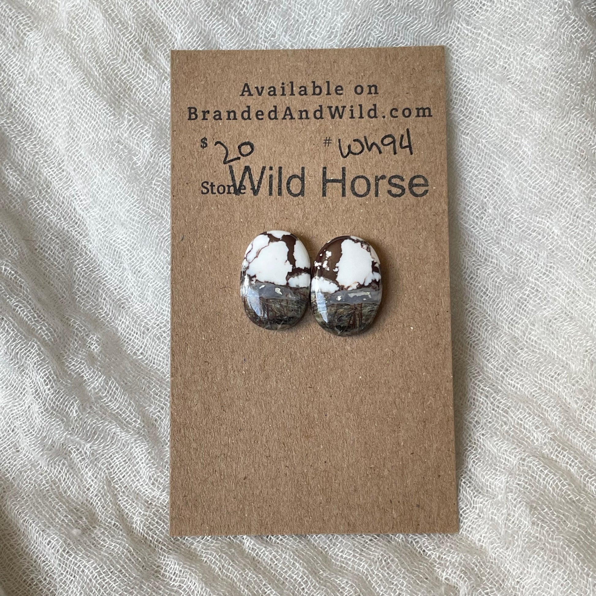 Wild Horse Cabochon - WH94 67E014C9-21C2-403F-96A5-9D843E649D91 Brandedandwild.com