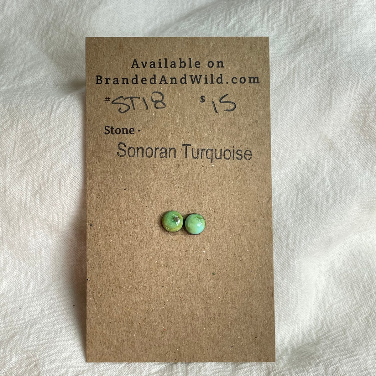 Sonoran Turquoise Cabochon - ST18 67E93346-87C1-4FF5-B1A9-4FDD30889C19 Brandedandwild.com
