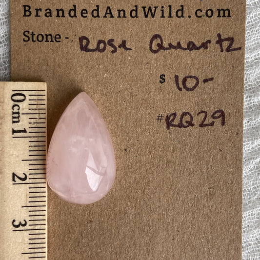 Rose Quartz Cabochon - RQ29
