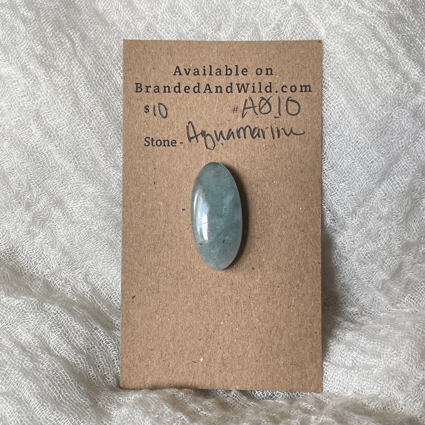Aquamarine Cabochon AQ10 682A4EB2-61F9-46BC-AA12-BAC51616699F Brandedandwild.com