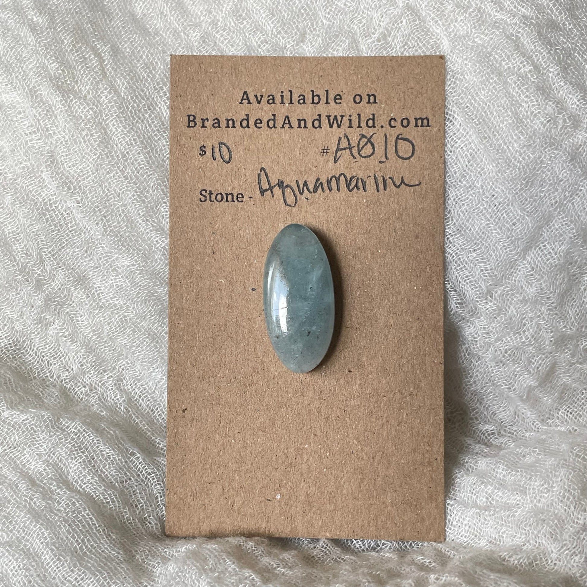 Aquamarine Cabochon AQ10 682A4EB2-61F9-46BC-AA12-BAC51616699F Brandedandwild.com
