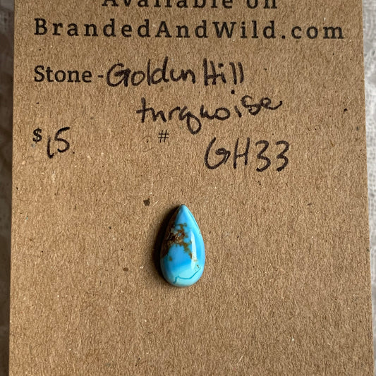 Golden Hill Turquoise Cabochon - GH33