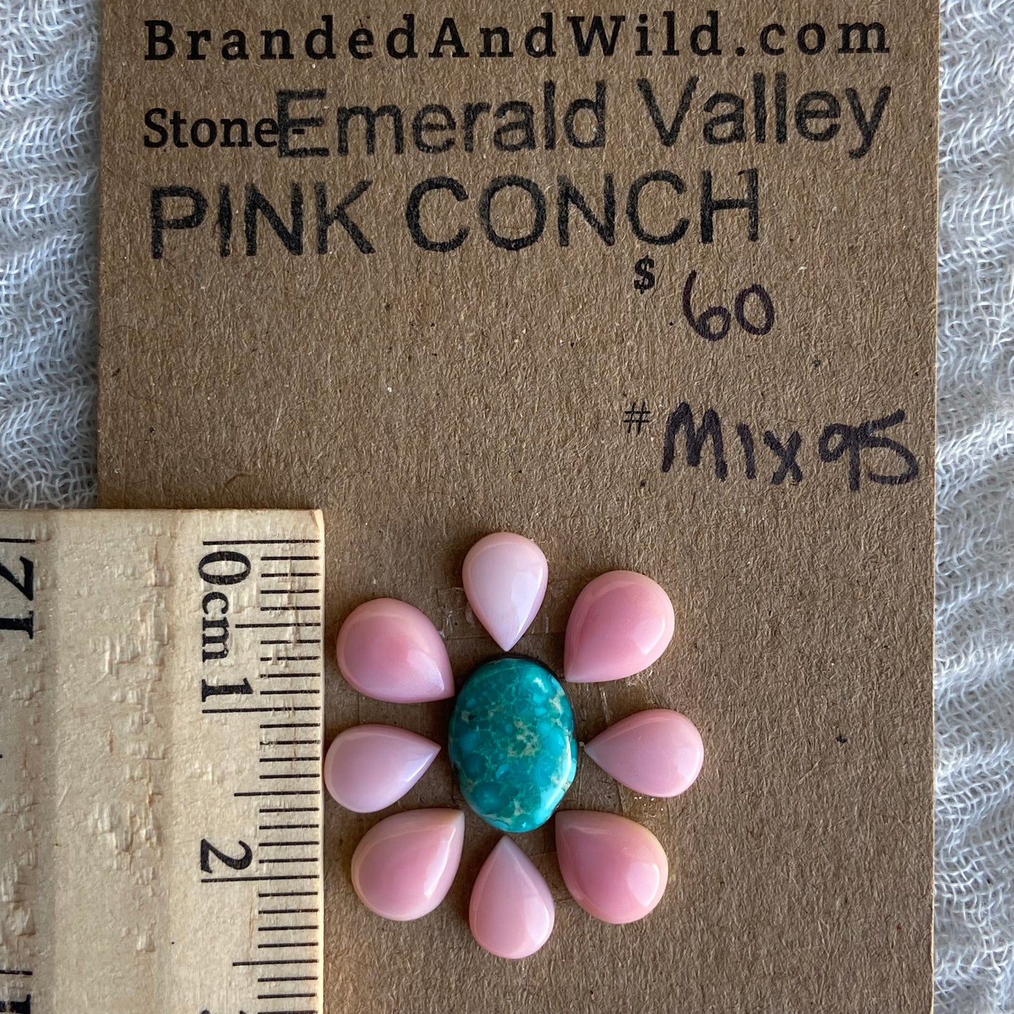 Pink Conch - Emerald Valley Cabochon - MIX95