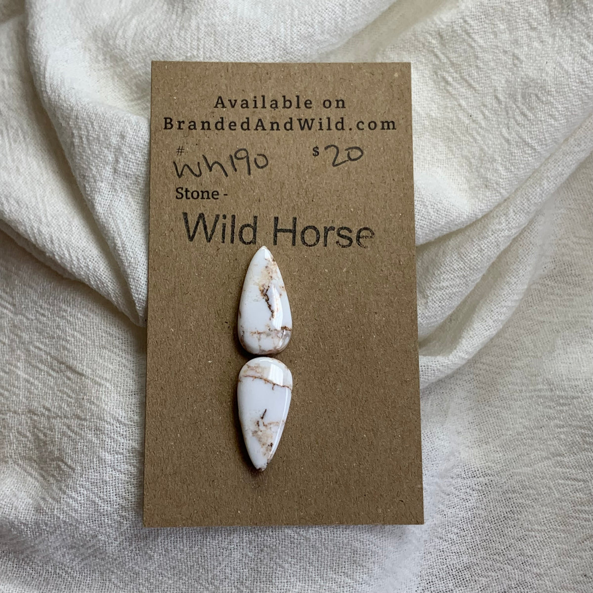 Wild Horse Cabochon - WH190 6894FA70-AB60-41ED-9452-0A50CE6E5702 Brandedandwild.com
