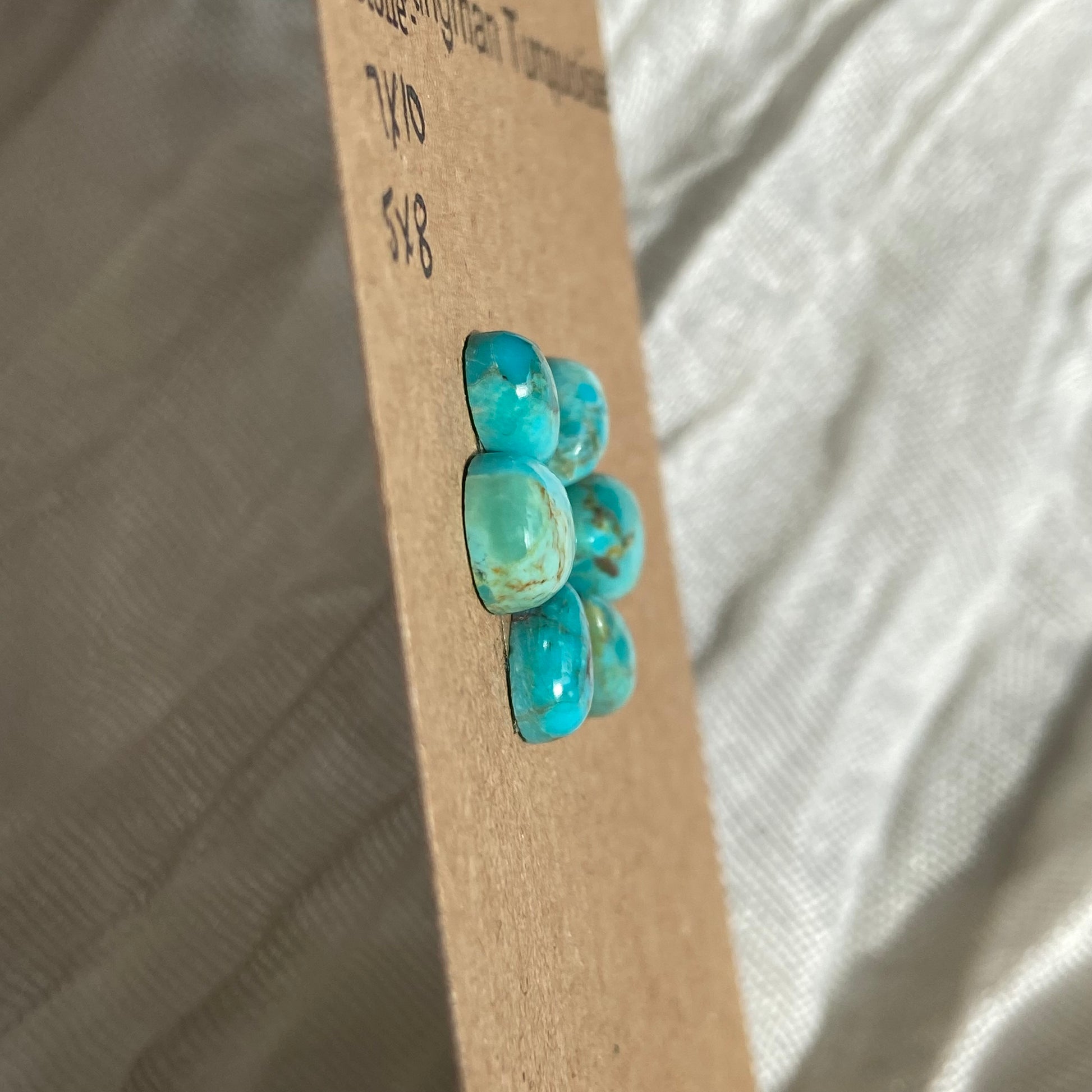 Kingman Turquoise Cabochon - KT36 689EF630-F239-491A-8CB2-17F59A17D2E4 Brandedandwild.com