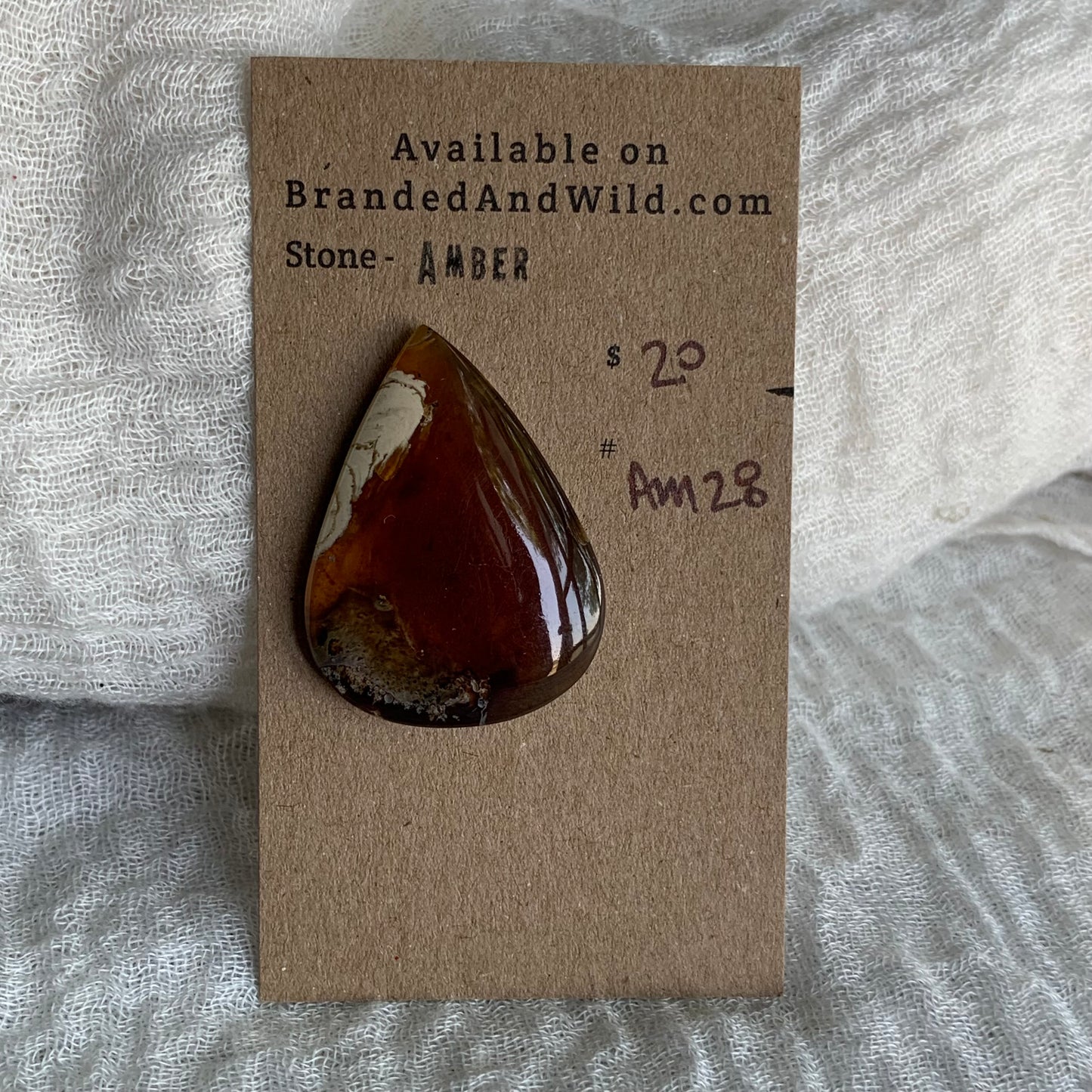 Amber Cabochon AM28