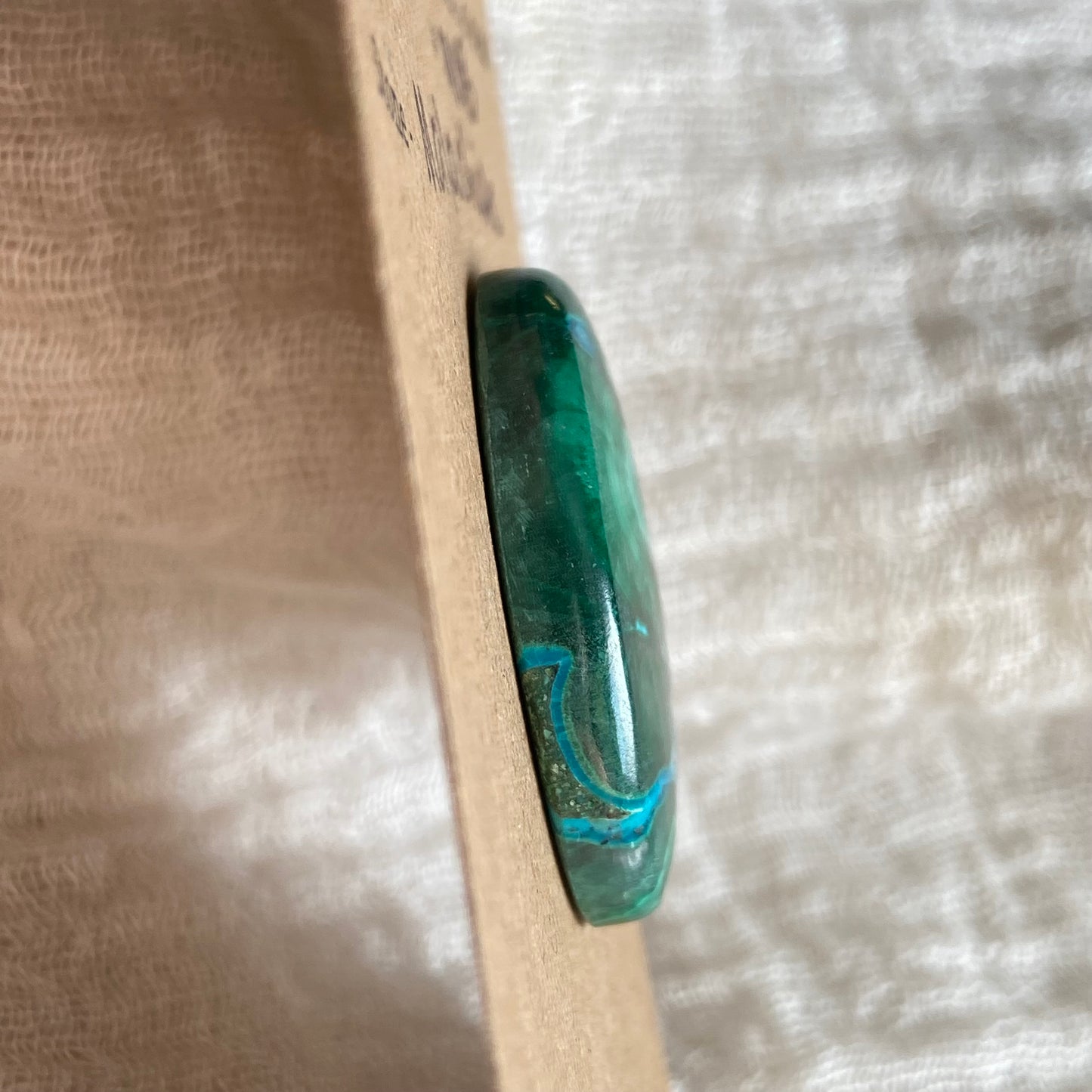Malachite Cabochon - M08 68AD75AD-13AE-43C6-9999-41457D3B1925 Brandedandwild.com
