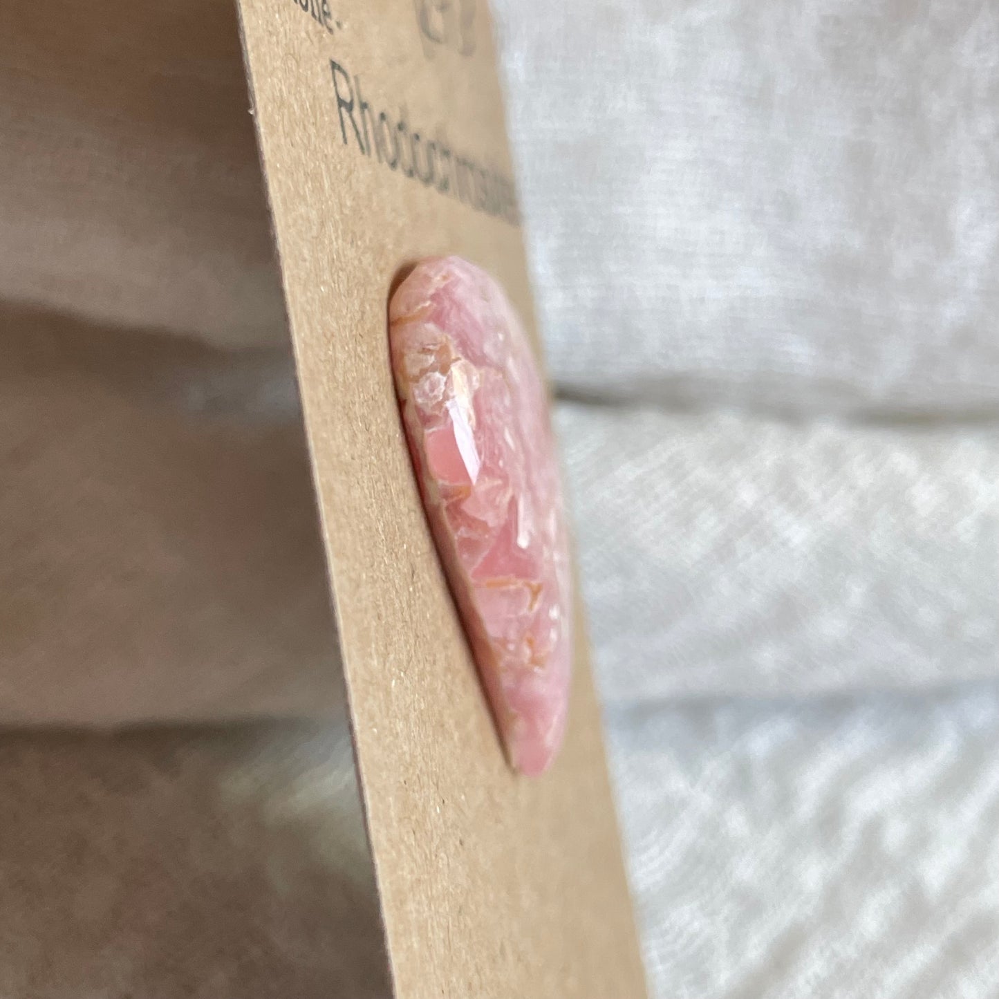 Rhodochrosite Cabochon - R93 68C39B64-D84F-434A-9D4D-64BB39F9E849 Brandedandwild.com