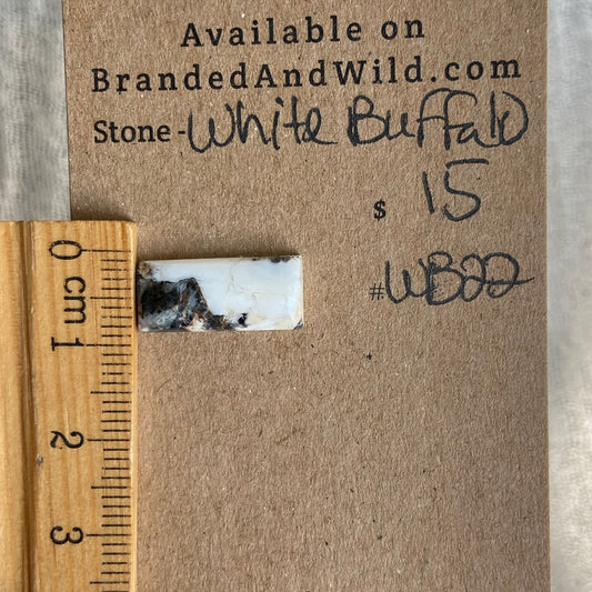 White Buffalo Cabochon - WB22